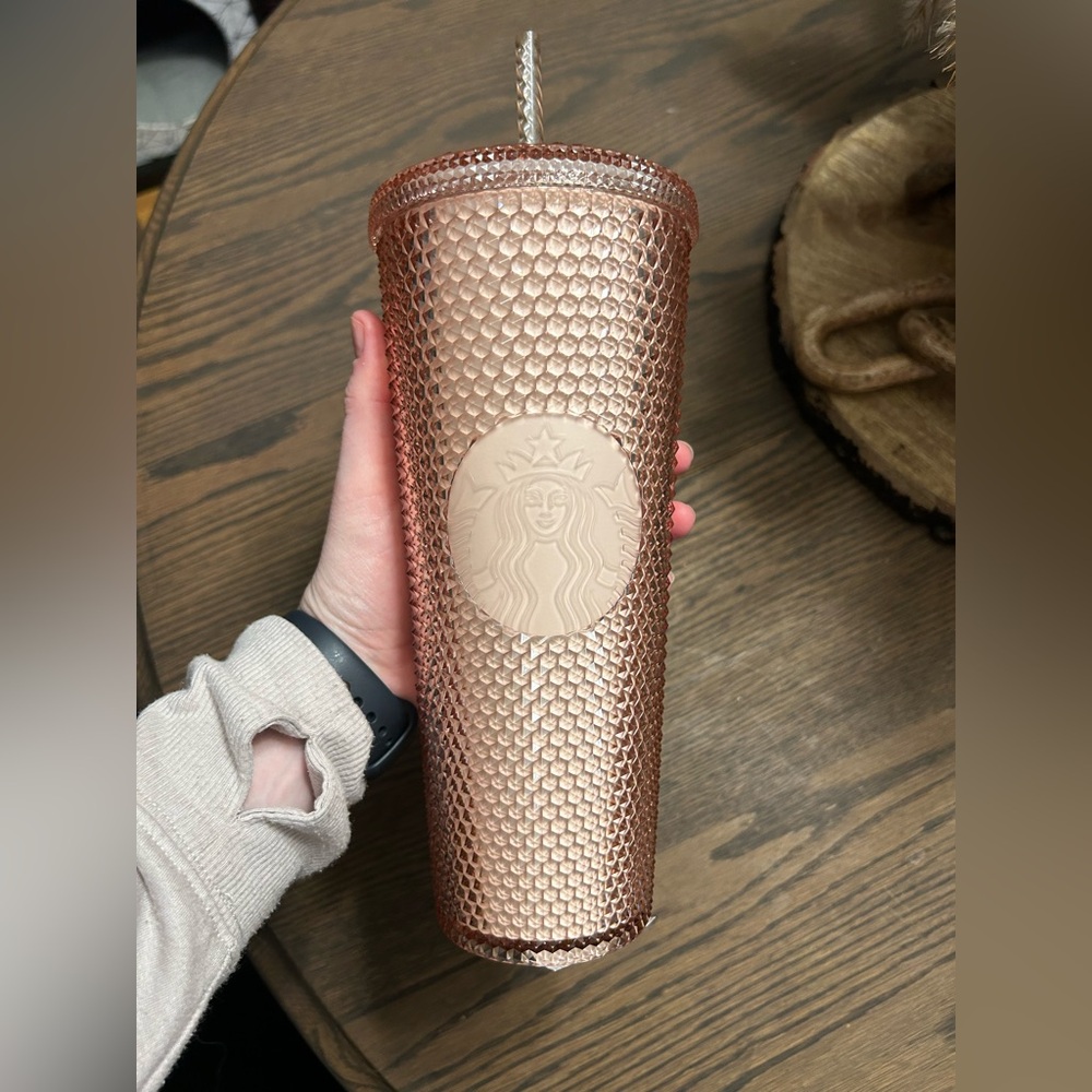 Starbucks Overseas Light Pink Studded Tumbler